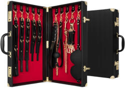 Bedroom Fantasies - 11 részes BDSM bőrönd (fekete) - szexshop
