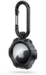 Tech-Protect Apple AirTag Tok - Tech-Protect TPUCarbon - Fekete (WR-171331)