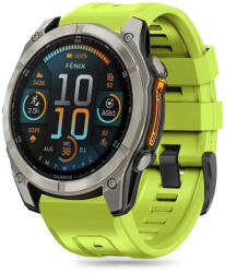 Tech-Protect Garmin Fenix 5X / 5X Plus / 6X / 6X Pro / 7X / 8 (51 mm) Szíj - Tech-Protect Silicone - Zöld (WR-178628)