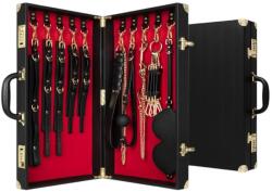  Bedroom Fantasies - 11 részes BDSM bőrönd (fekete) - erotikashow