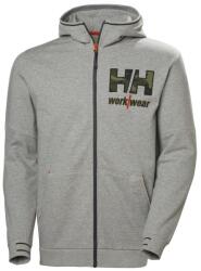 Helly Hansen KENSINGTON CIPZÁRAS KAPUCNIS PULÓVER, szürke/terep, M (79243_931-M)