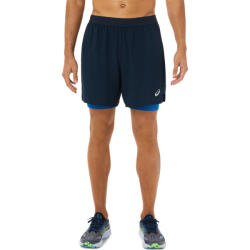 ASICS Road 2-N-1 7IN Short férfi rövid futónadrág XL (2011A771-405-XL)