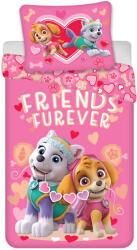 Mancs Őrjárat Friends Furever gyerek, ovis ágyneműhuzat 100×135cm, 40×60 cm