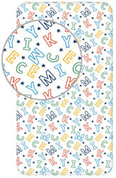 Mickey Disney Mickey Letters gumis lepedő 90x200 cm