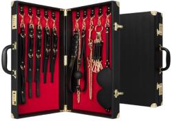 Bedroom Fantasies - 12 részes BDSM bőrönd (fekete) - shop