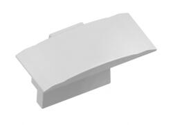 GTV PA-ZASGLAXMWK-00 Négyzet alakú kupak LED profilhoz GLAX Mini karimával magas ezüst lakkozással (10 db blis. -ben) (PA-ZASGLAXMWK-00)