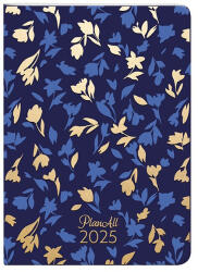 PLANALL Zsebnaptár PLANALL B/6 heti álló fehér lapos aranyozott Gold Touch 2026 (21550) - papir-bolt