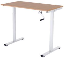 Liftor Entry, 118x60x1, 8 cm, Willow Bükk, Willow Bükk/Fehér, állítható magasságú asztal