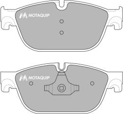 MOTAQUIP set placute frana, frana disc MOTAQUIP LVXL1642 - automobilus