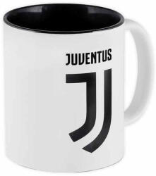 Juventus bögre fekete belső és címer - football-fanshop