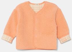 Benetton baba gyapjú pulóver narancssárga, mintás, 3EKNA501G - narancssárga 68