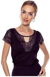 Eldar Tricou elegant cu dantelă Lani negru, S