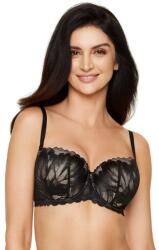 Gorteks Sutien push-up Moon/B1 negru, 75C