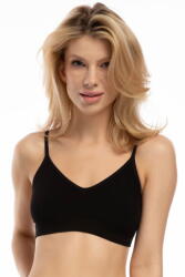 Julimex Sutien Bamboo Balette negru, L
