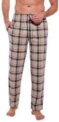 Cornette Pantaloni de pijama bărbați Dominik maro carouri, L