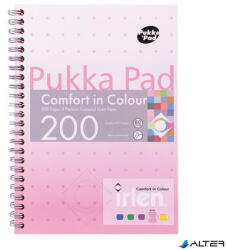 Pukka Pad Spirálfüzet, A5, vonalas, 100 lap, PUKKA PAD "Irlen Jotta Rose (IRLJOTA5(ROSE)) - alter