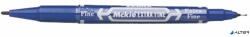 Zebra Alkoholos marker, 0, 5/1, 0 mm, kétvégű, ZEBRA "Mckie Extra Fine", kék (51862) - alter