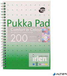 Pukka Pad Spirálfüzet, A5, vonalas, 100 lap, PUKKA PAD "Irlen Jotta Green (IRLJOTA5(GREEN)) - alter