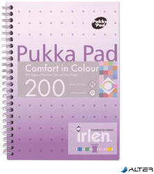 Pukka Pad Spirálfüzet, A5, vonalas, 100 lap, PUKKA PAD "Irlen Jotta Lavender (IRLJOTA5(LAV)) - alter