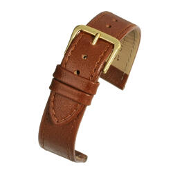 LBS Curea Piele Naturala Bizonata (caramiziu) 20mm