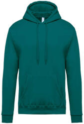 Kariban Férfi kapucnis pulóver, Kariban KA476, Emerald Green-M (ka476emg-m)