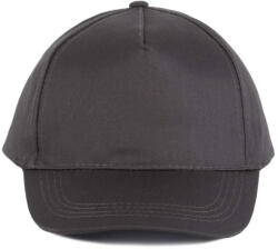 K-UP KP116 öt paneles pamut baseball sapka K-UP, Dark Grey-U (kp116dg-u)