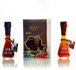 Distileriile Bran Bran - Afinata + Visinata set toiuri miniatura 2 buc x 0.045L, Alc: 30%