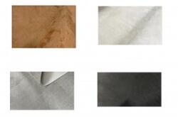 ALM Material imitatie alcantara premium cu burete 3mm pentru plafon , tapiterie auto Negru, Maro, Bej, Gri (ALM 280824-4)