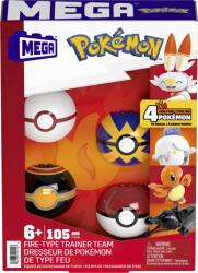 Mattel Set 4 bile echipa de foc Pokemon Mega (MTHTJ06)