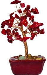  Copacei cristal Coral, piatra de protecție de rele, 13 cm Figurina