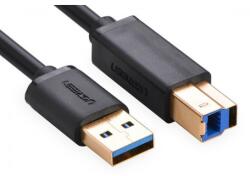 UGREEN 2M Cablu USB 3.0 A M la B M cable Gold Plated negru UG007 UG007 Cabluri imprimantă (UG007)