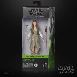  Star Wars Episode VI Black Series 2022 Akciófigura - Princess Leia (Ewok Village) 15 cm