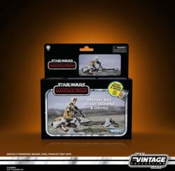 Star Wars The Mandalorian Vintage Collection Vehicle with Figures Speeder Bike with Scout Trooper &