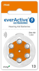 everActive ULTRASONIC 13 1.45V baterii aparate auditive BL288-1x Baterii auditive Conținutul pachetului 1x Blister (BL288-1x)