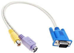 Cablu VGA la S-Video si Adaptor RCA YPC211 Cabluri VGA (YPC211)