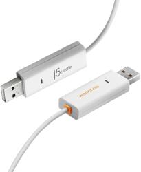 j5create JUC400 Wormhole Switch - Windows® & Mac®, White, 1.8 m