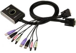 ATEN KVM Switch 2PC USB DVI +káb CS-682 (CS682-AT)