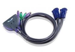 ATEN KVM Switch 2PC PS/2 +kábel CS-62S (CS62S-AT)