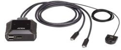 ATEN 4K DisplayPort USB-C kábeles KVM Switch (US3312-AT)