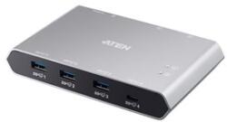 ATEN 2-Port USB-C Gen 2 Sharing Switch with Power Pass-through (US3342-AT)