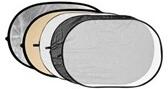 GODOX 5-in-1 Soft Gold, Silver, Black, White, Transparent Reflector disc - 150x200cm (RFT-07)