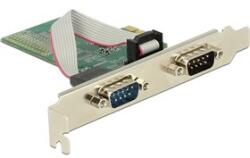 Delock PCI-E Express-kártya > 2 x Soros RS-232 (89555)