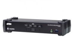 ATEN CS1824 KVMP Switch USB 3.0, 4K HDMI, Dual Display, 4 port (CS1824-AT-G)
