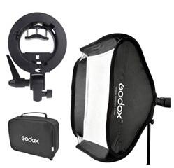 GODOX 60x60cm-es softbox S-type rendszervakukhoz tartóval és hordtáskával SFUV6060 (2578818) - bluechip