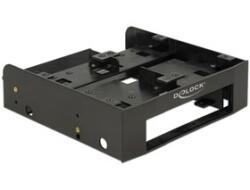 Delock 5.25 telepítőkeret 1 x 3.5 + 2 x 2.5 merevlemezzel (18000) (18000)