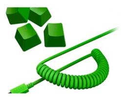 Razer Keyboard PBT Keycap + Coiled Cable Upgrade Set - Razer Green (RC21-01490700-R3M1)