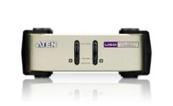 ATEN KVM Switch 2PC USB+PS/2 +kábel CS-82U (CS82U-AT)