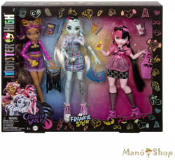 Mattel Monster High: Divatbaba 3 db-os szett (HRB26)