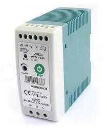 POS Power MDIN60W24 24V/2.5A 60W DIN sínre szerelhető LED tápegység (MDIN60W24) - pcx