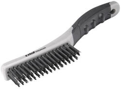 Extol Premium drótkefe műagyag nyéllel, hajlított 250mm (8803911)